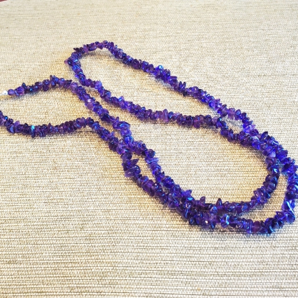 32" Amethyst Necklace